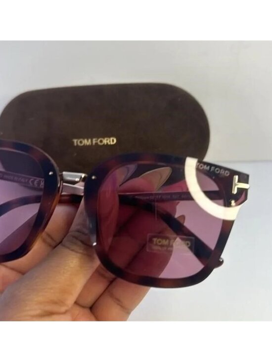 New Authentic TOM FORD TF1014 52Y Philippa 68MM Square Sunglasses main image 6